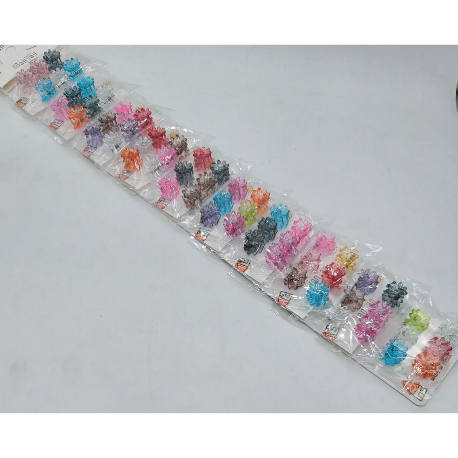 Fashion Alley Matt Mini Kids Hair Claw [Pack Of 10]