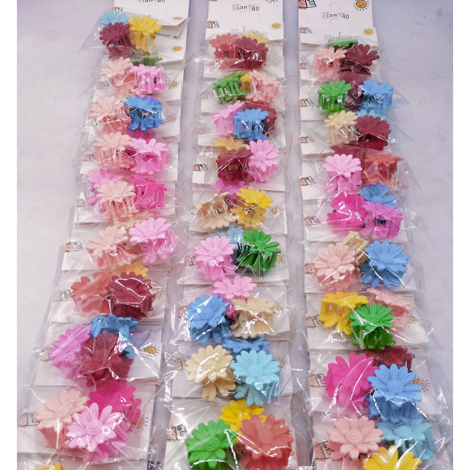 Fashion Alley 2.5 CM Matt Hair Claw For Kids Pack Of 30