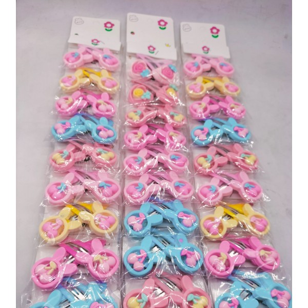 Fashion Alley Tic Tac Clip Card For Kids Pack Of 20 Pc