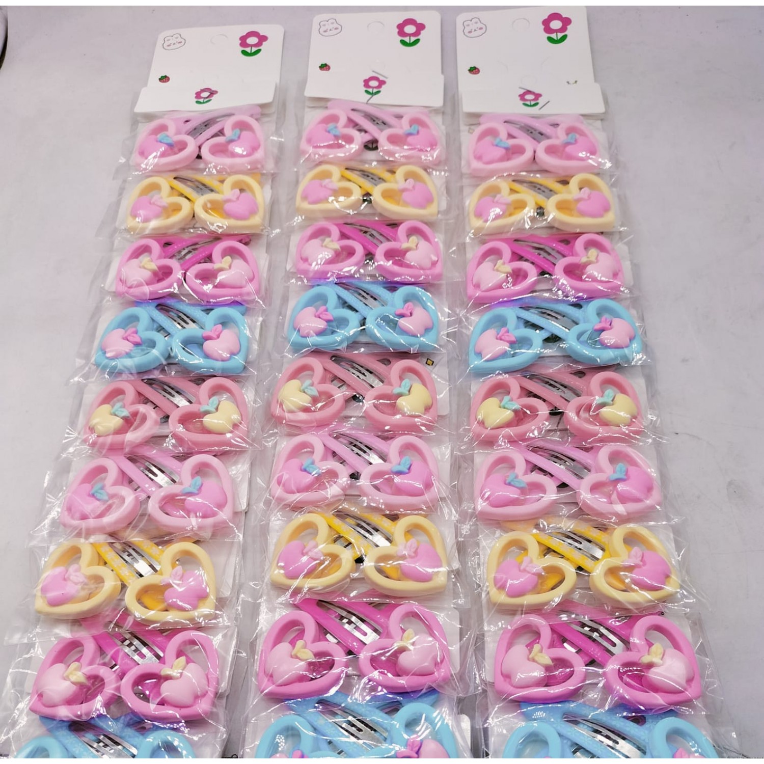 Fashion Alley Tic Tac Clip Card For Kids Pack Of 20 Pc