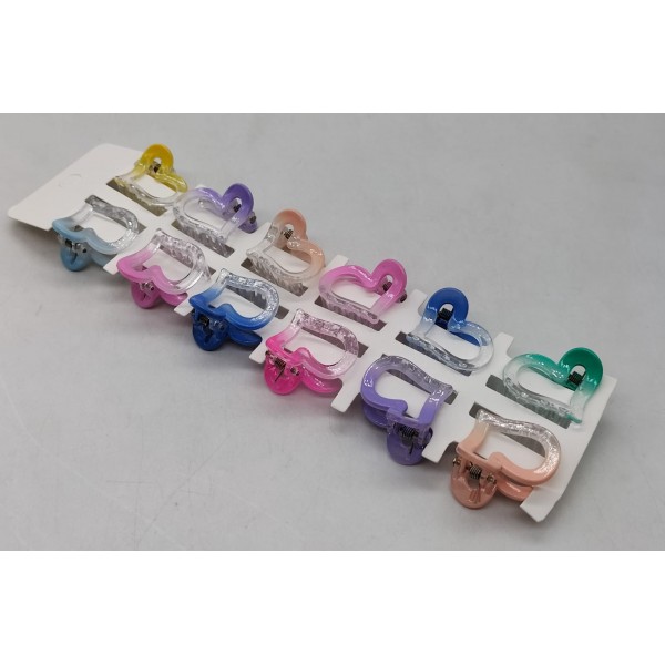  Fashion Alley 2 Cm Mini Kids Hair Claw [Pack Of 12 Piece]
