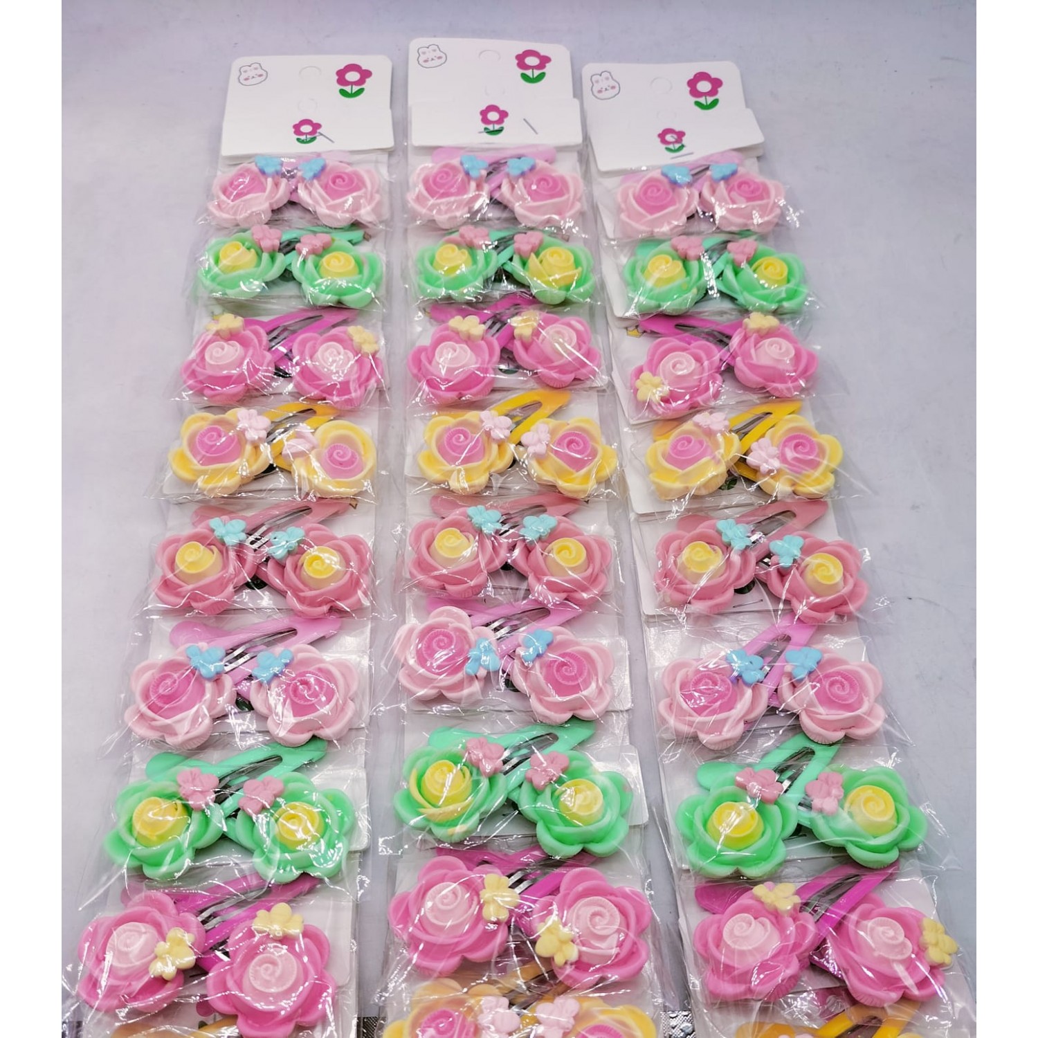 Fashion Alley Tic Tac Clip Card For Kids Pack Of 20 Pc