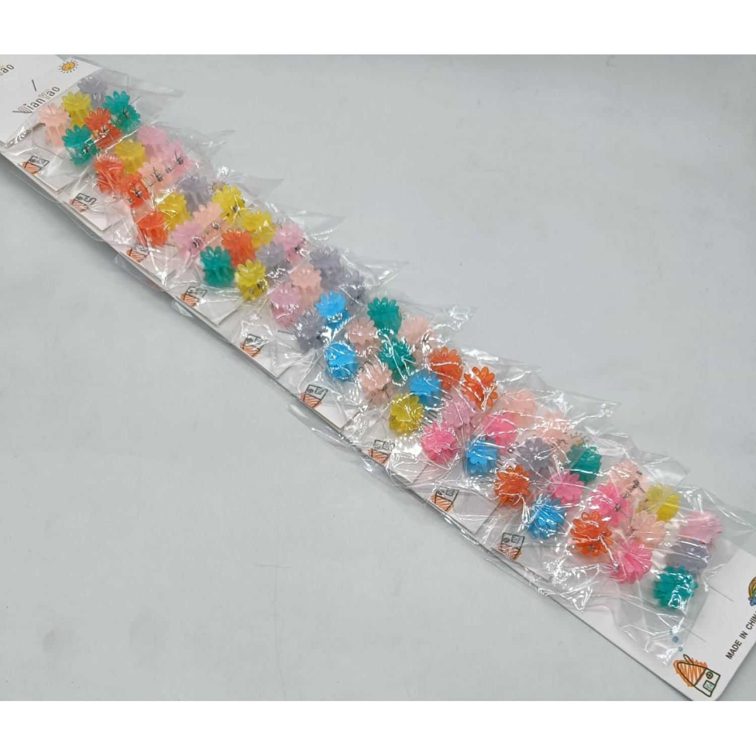 Fashion Alley Matt Mini Kids Hair Claw [Pack Of 10]