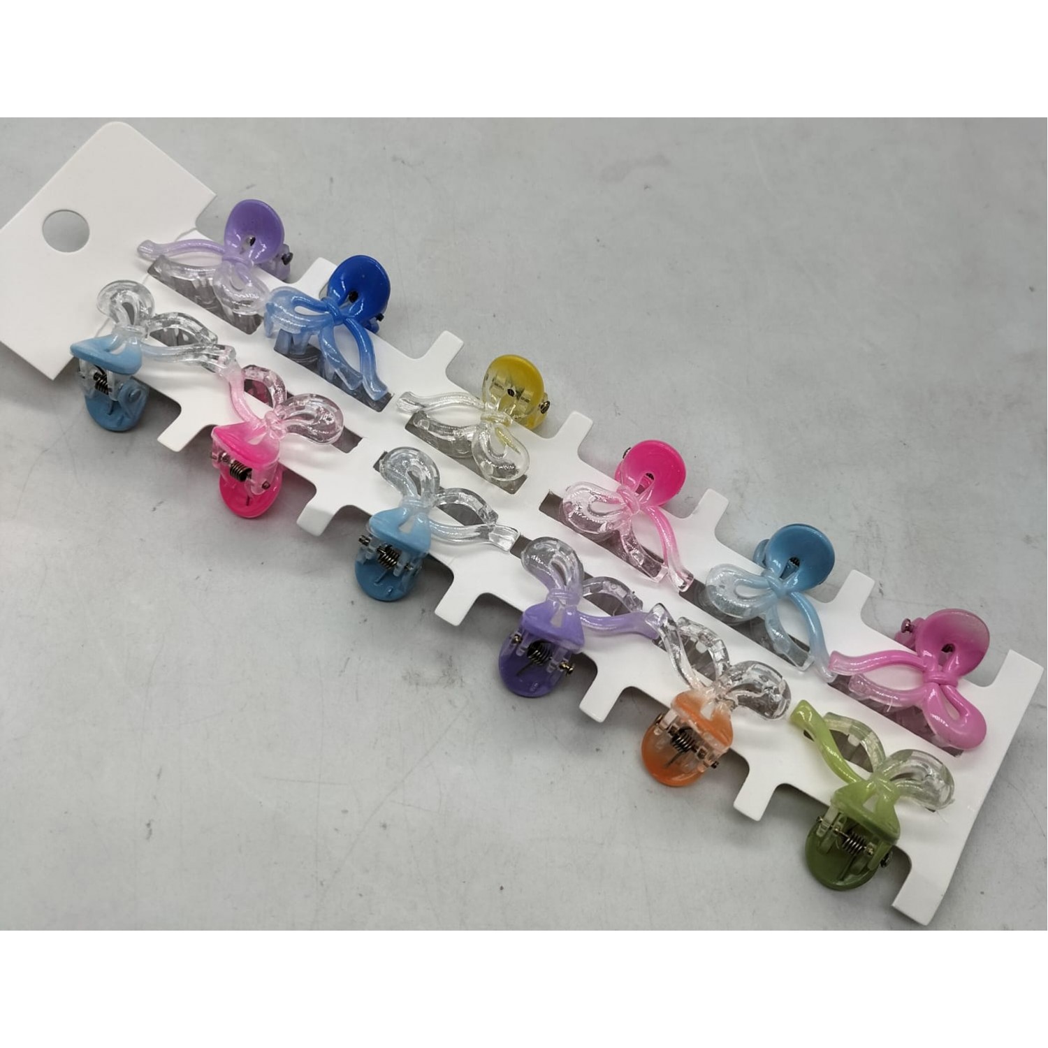 Fashion Alley 2.5 CM Matt Hair Claw For Kids Pack Of 12 Pc