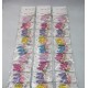 Fashion Alley Assorted Design Hair Tic Tac Clip Card For Kids Pack Of 30 Pc