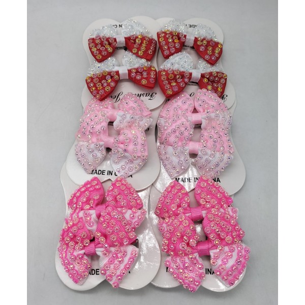 Fashion Alley Bow Hair Pin For Kids [Pack Of 24 Pc]