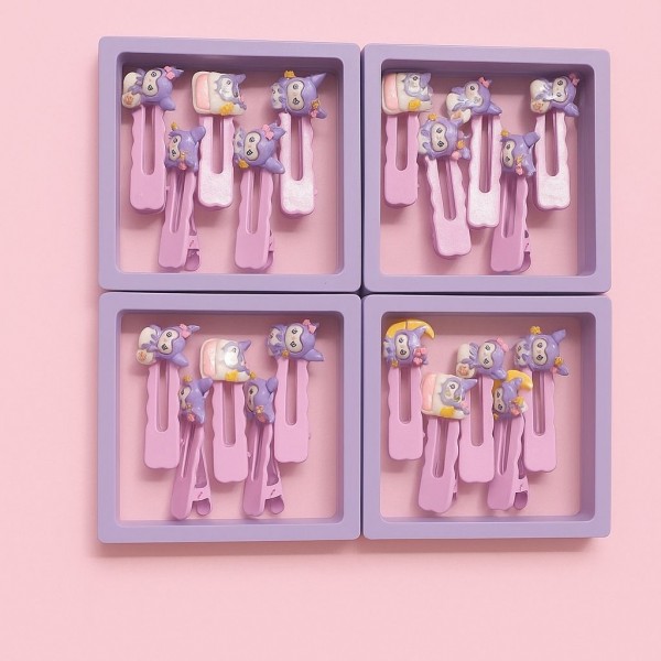 Fashion Alley Purple Color Hair Pin For Kids Pack 12 Box