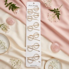 Fashion Alley Pearl Hair Pin For Women Pack Of 24 Pc 