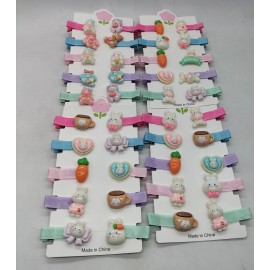 Fashion Alley Hair Pin For Kids [Pack Of 12 Cards]