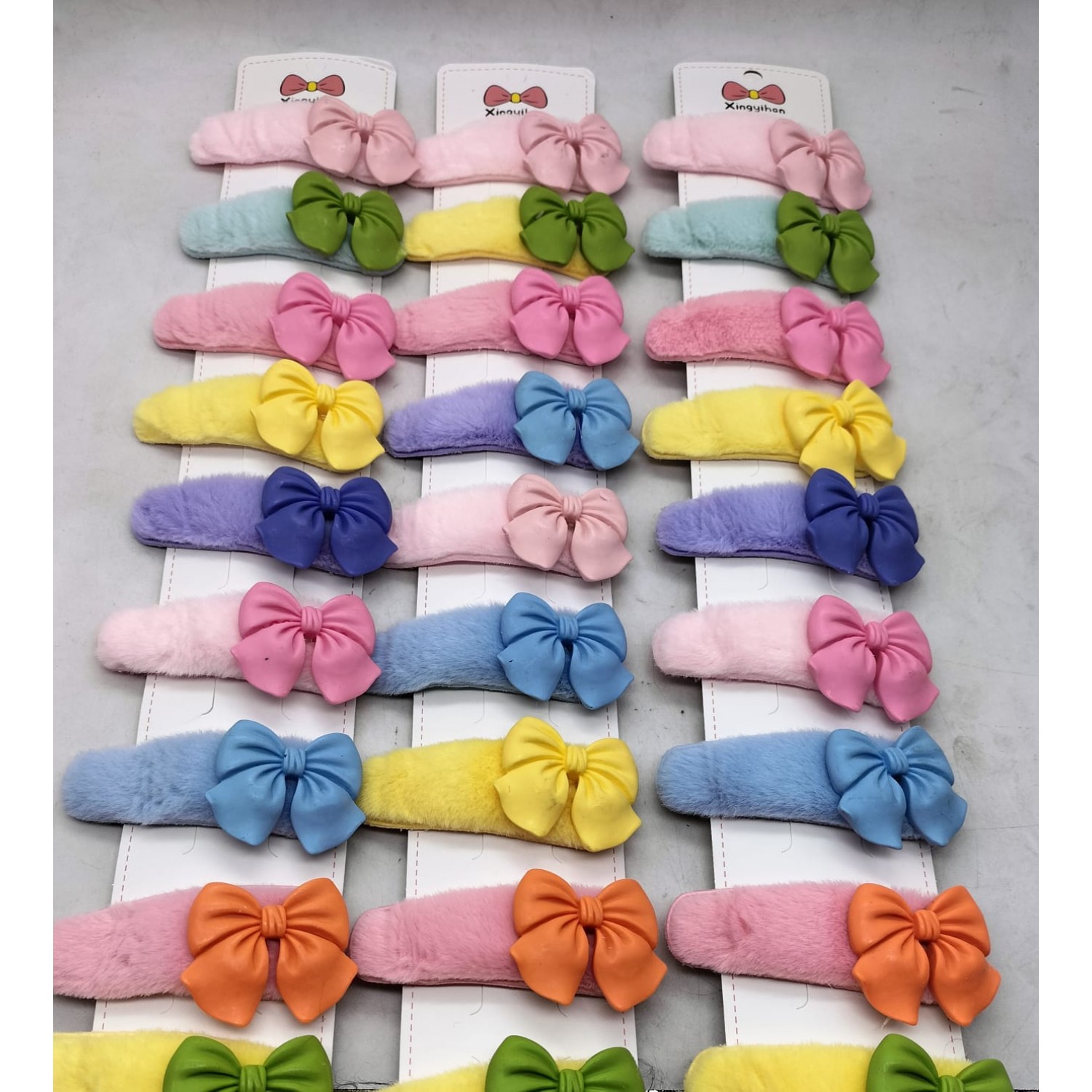 Fashion Alley Fur Tic Tac  Hair Pin For Kids Pack Of 10 Pc