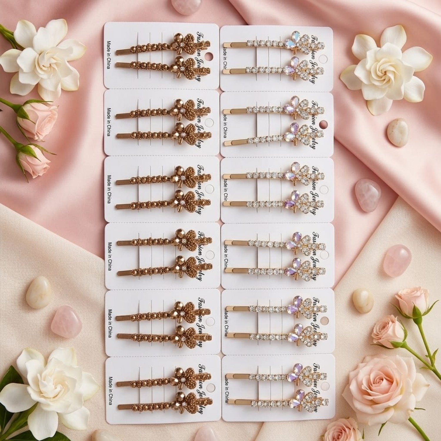 Fashion Alley Golden & Silver Metal Hair Pins For Women Pack Of 24 Pc Fashion Alley Golden & Silver Metal Hair Pins For Women Pack Of 24 Pc