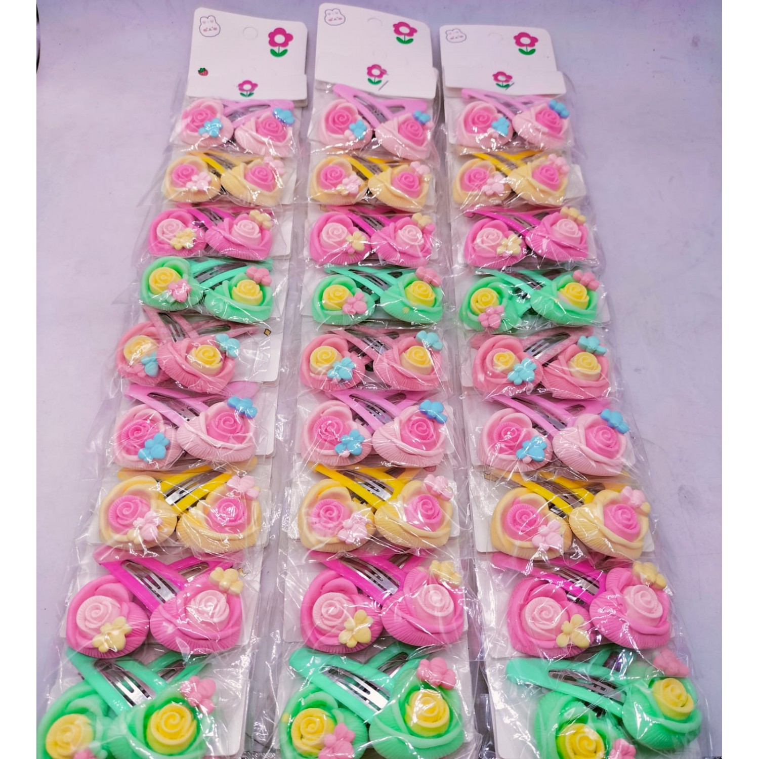 Fashion Alley Tic Tac Clip Card For Kids Pack Of 20 Pc