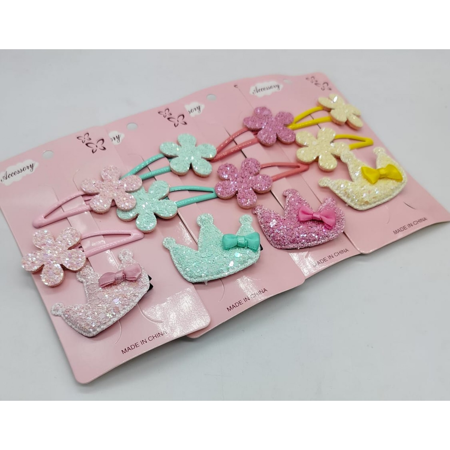 Fashion Alley Assorted Design  Kids Hair Pin [Pack Of 12 Cards]