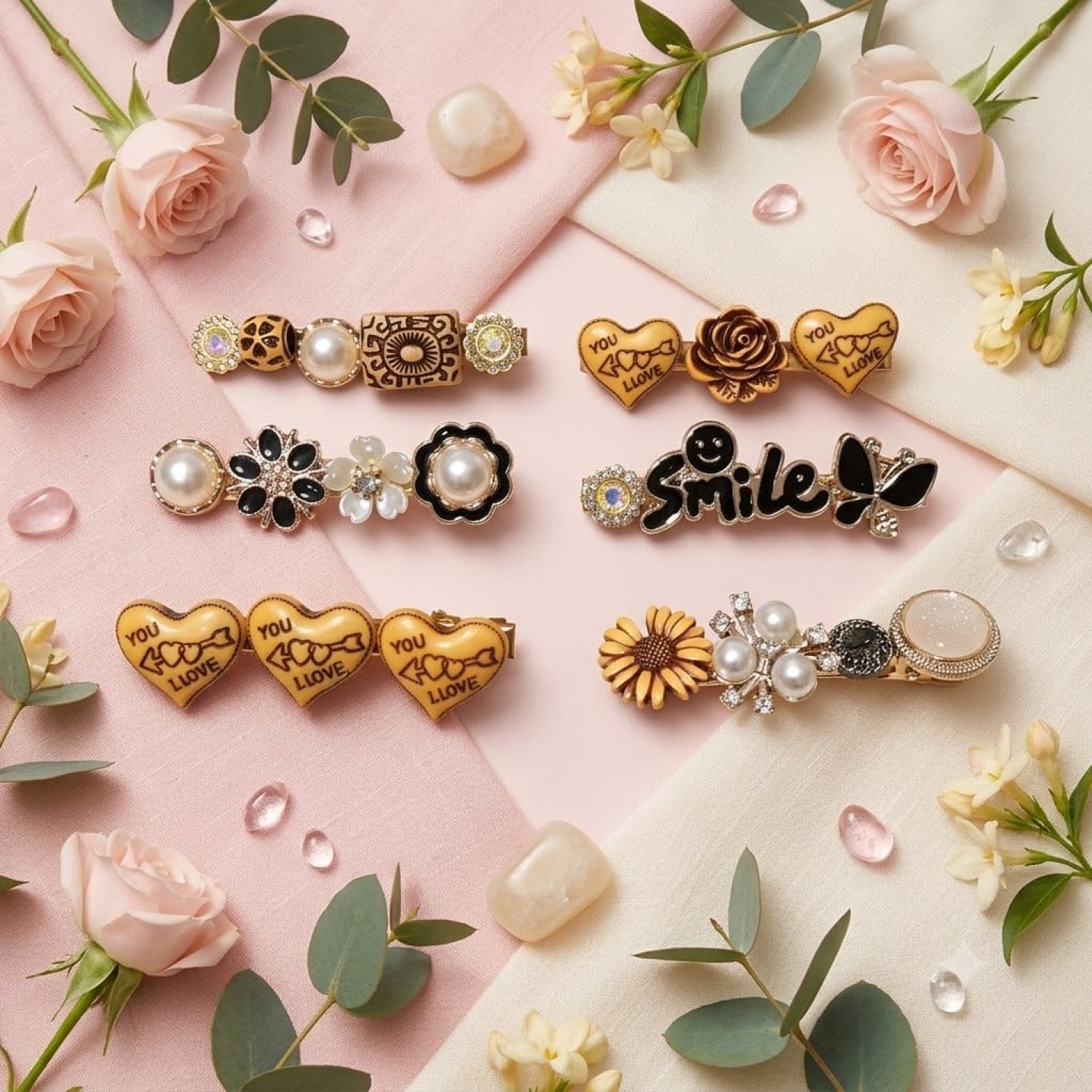 Fashion Alley Hair Pin For Women  Pack Of 12 Pc 