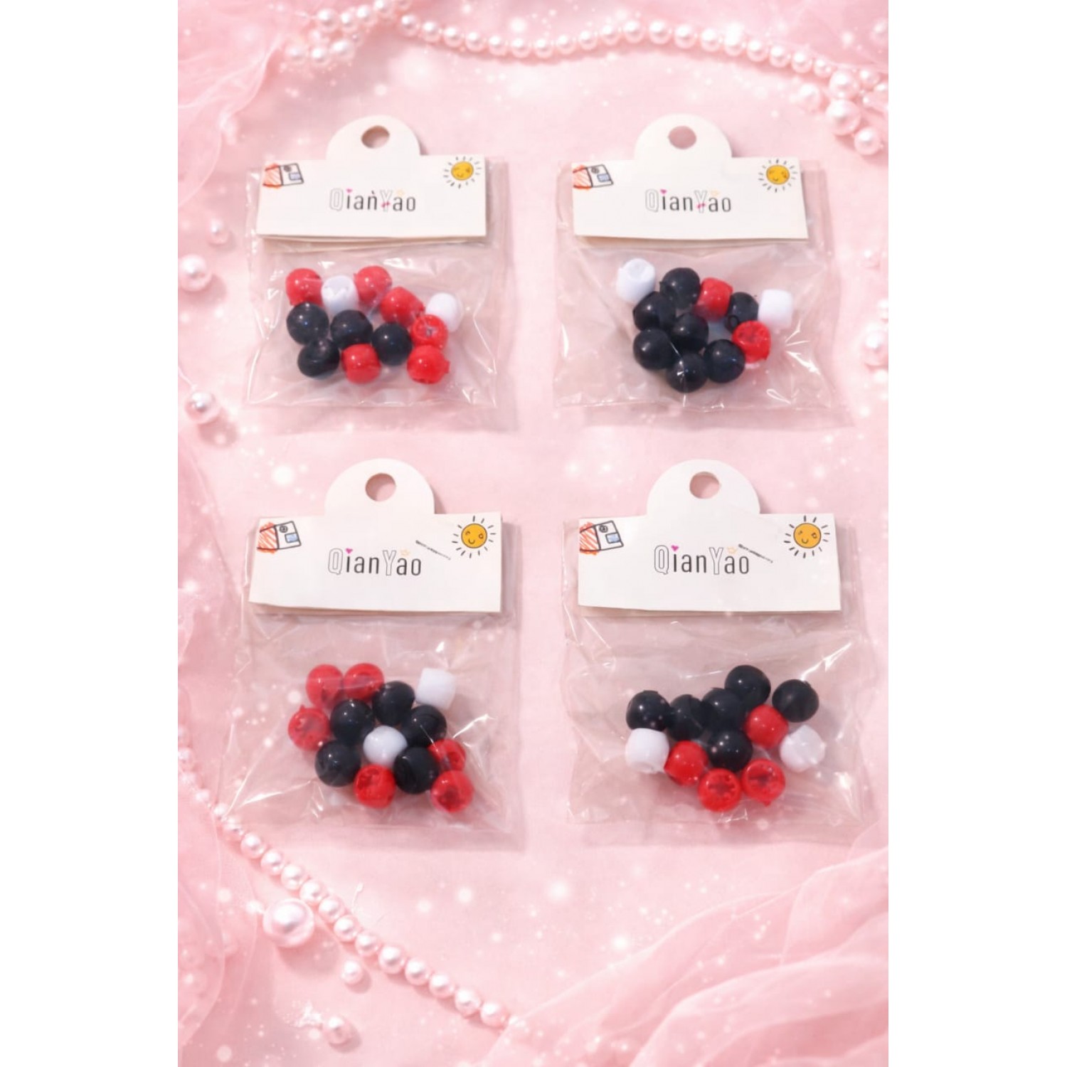 Fashion Alley Beats Hair Claw For Kids Pack Of 10 Pouch 