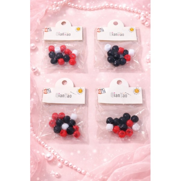 Fashion Alley Beats Hair Claw For Kids Pack Of 10 Pouch 