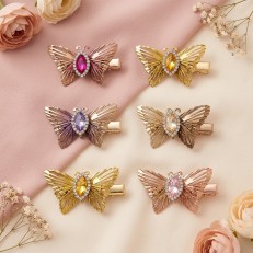 Fashion Alley Butterfly Hair Pin For Kids Pack Of 12 Pc