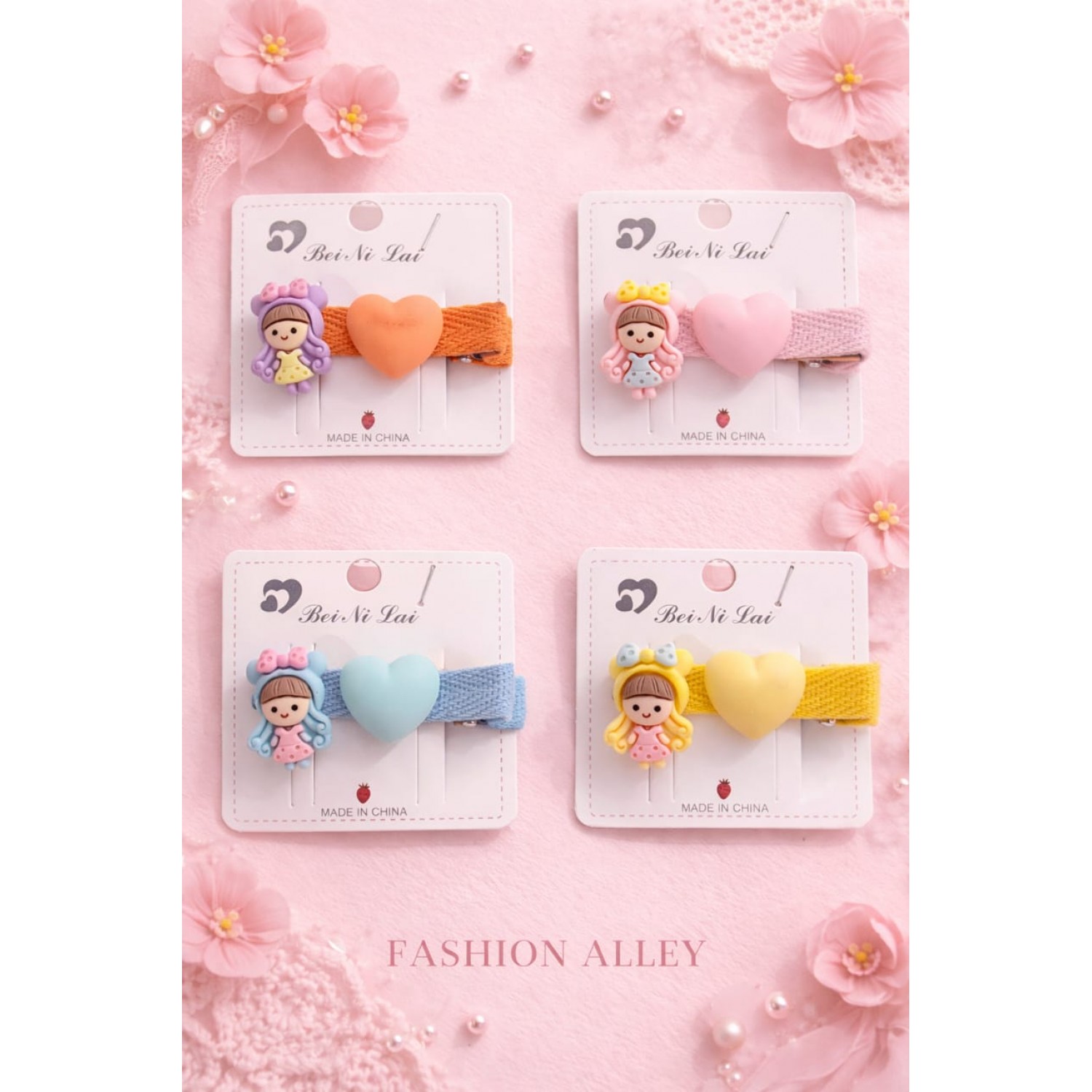 Fashion Alley Kids Hair Pin Pack Of 10 Pc