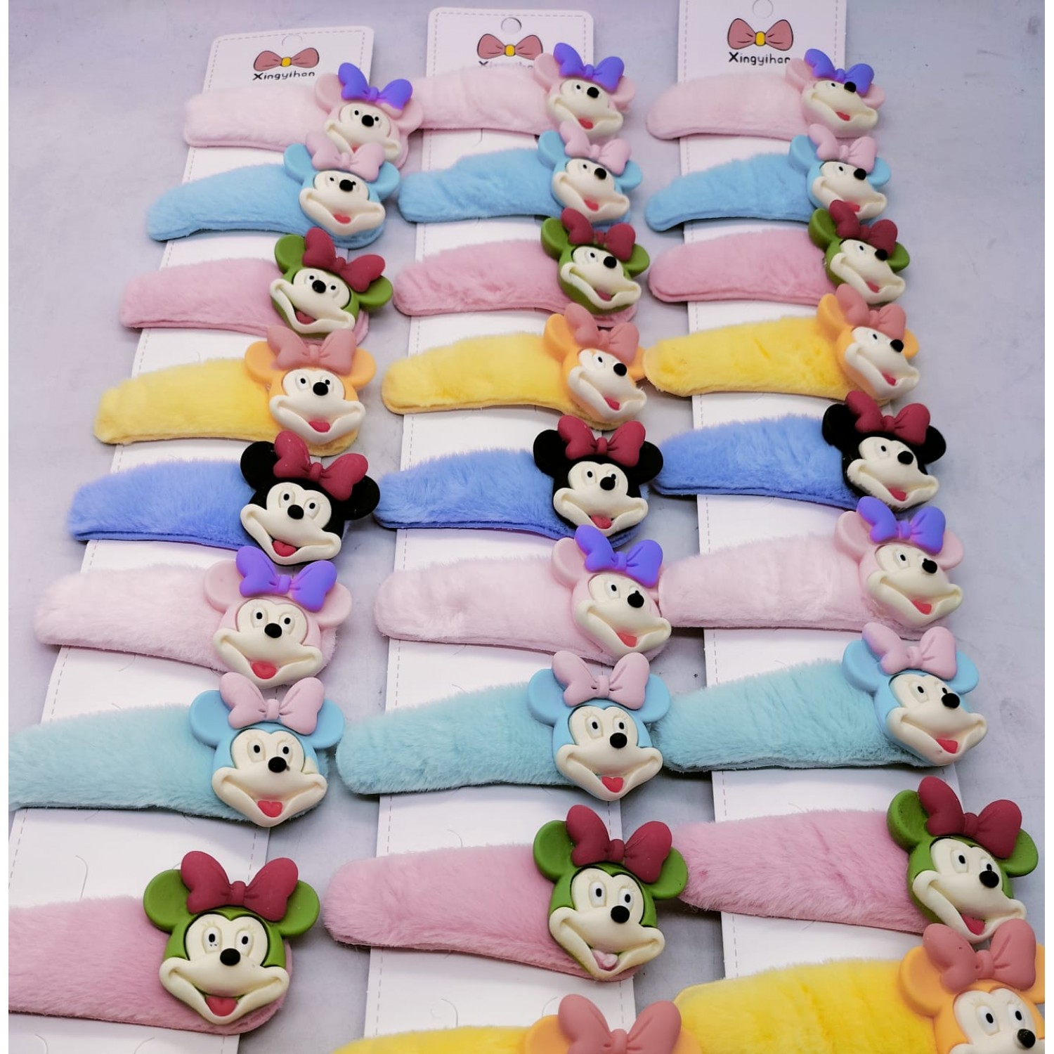 Fashion Alley Fur Tic Tac  Hair Pin For Kids Pack Of 10 Pc