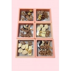 Fashion Alley Hair Pin With Rubber Band For Kids Pack Of 12 Box