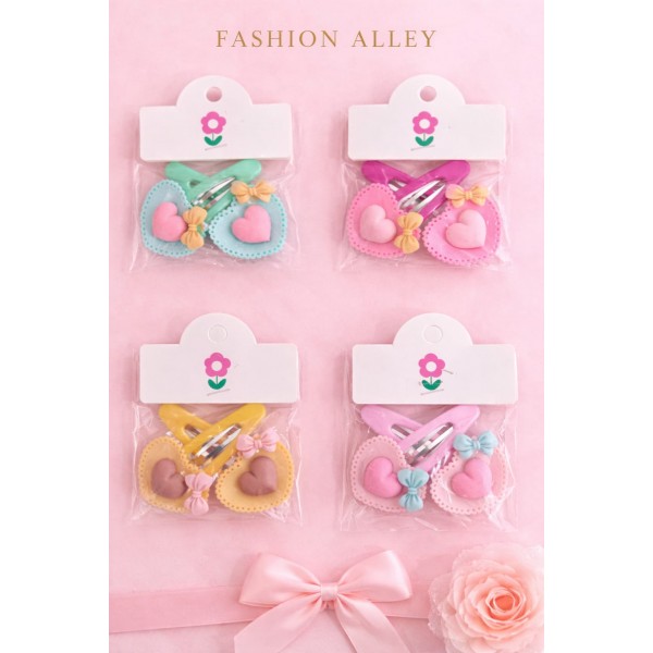 Fashion Alley Tic Tac Clip Card For Kids Pack Of 20 Pc