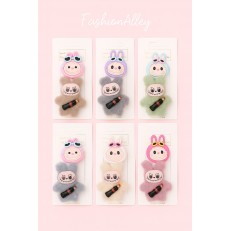 Fashion Alley Labubu Doll Hair Pin For For Kids Pack Of 24 Pc