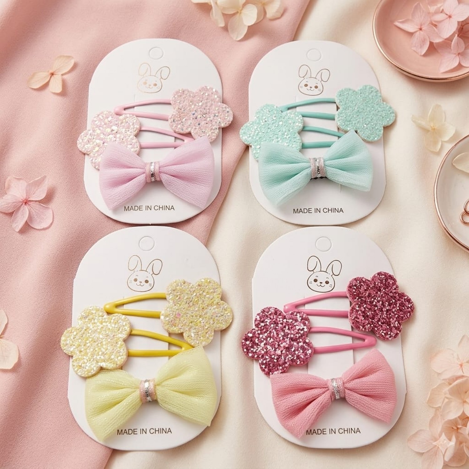 Fashion Alley Hair Pin For Kids Pack Of 12 Card
