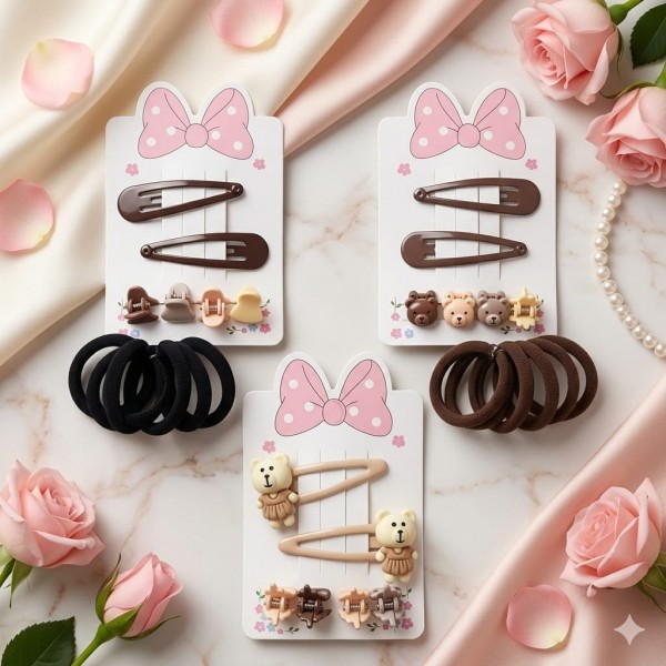 Fashion Alley Rubber Band With Tic Tac Pin For Kids Pack Of 12 Card Fashion Alley Rubber Band With Tic Tac Pin For Kids Pack Of 12 Card