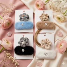 Fashion Alley Hair Pin For Kids Pack Of 12 Card
