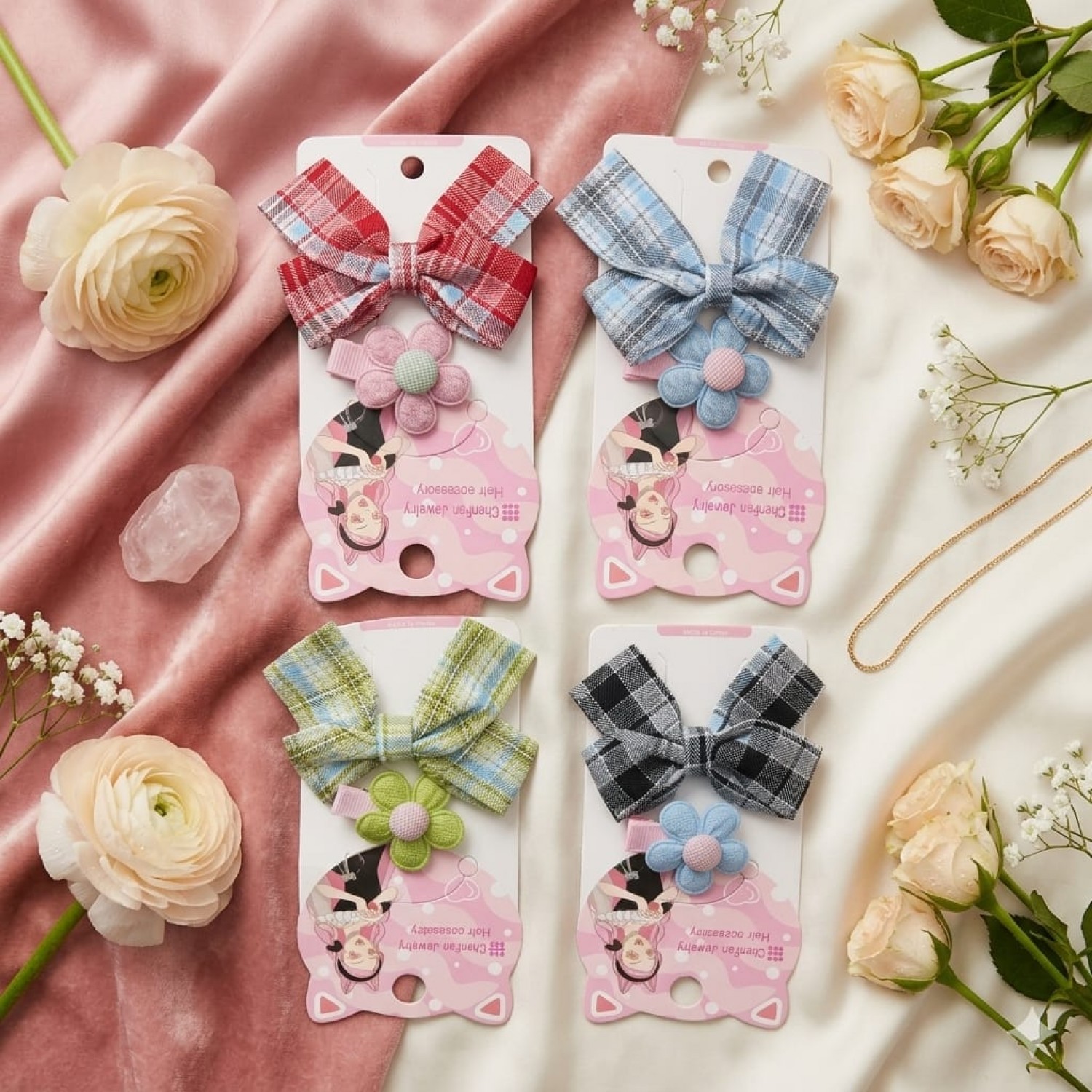 Fashion Alley Hair Pin For Kids Pack Of 12 Card