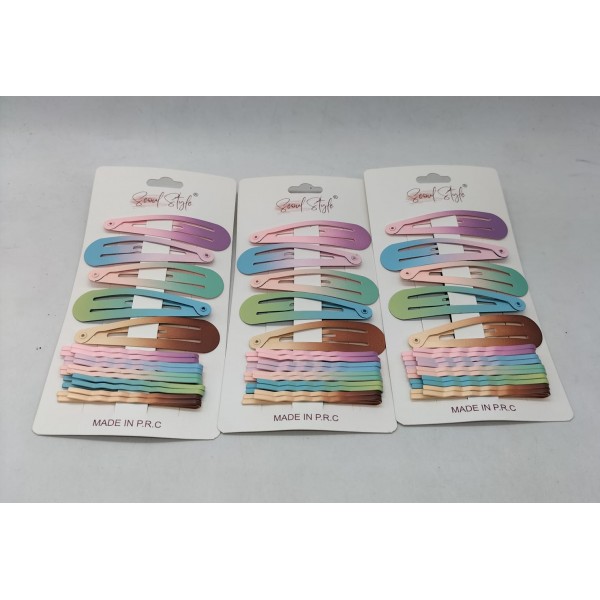 Fashion Alley Tic Tac Hair Pin For Kids ( Pack Of 12 Cards) Fashion Alley Tic Tac Hair Pin For Kids ( Pack Of 12 Cards)