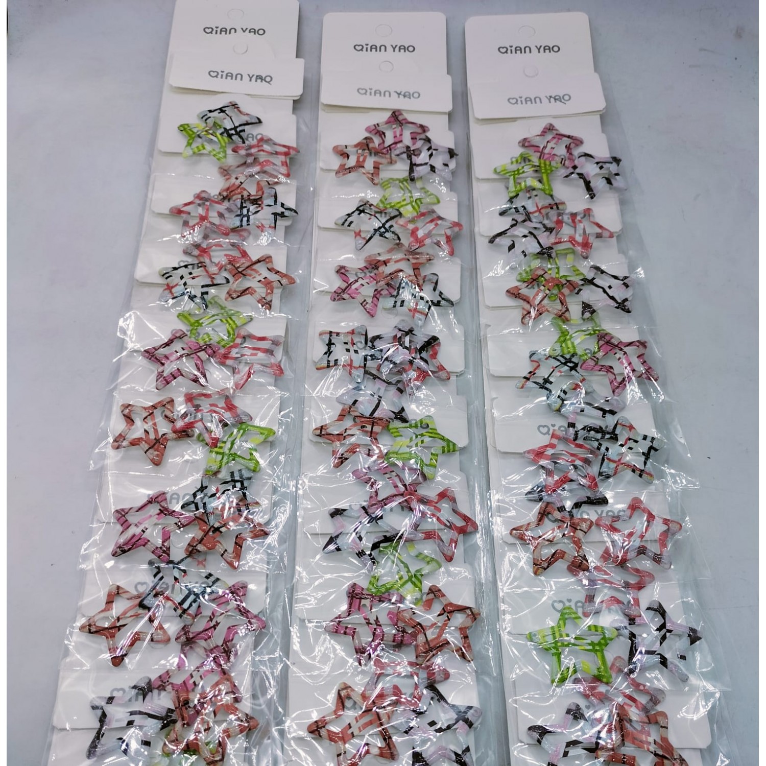 Fashion Alley Tic Tac Clip Card For Kids Pack Of 30 Pc