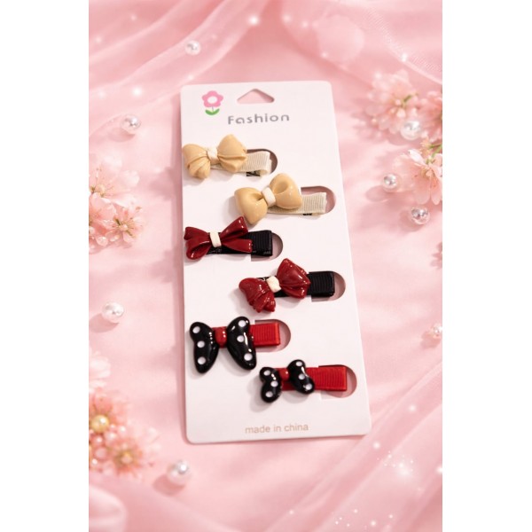 Fashion Alley Hair Pin For Kids Pack Of 12 Card 