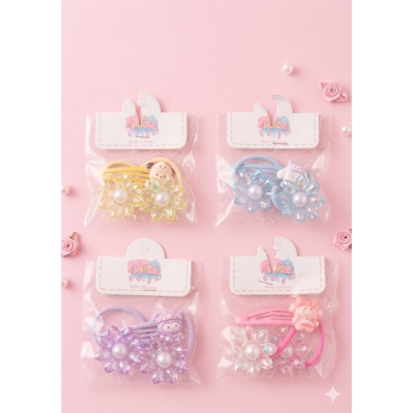 Fashion Alley Tic Tac With Rubber Band For Kids Pack Of 12 Pouch 