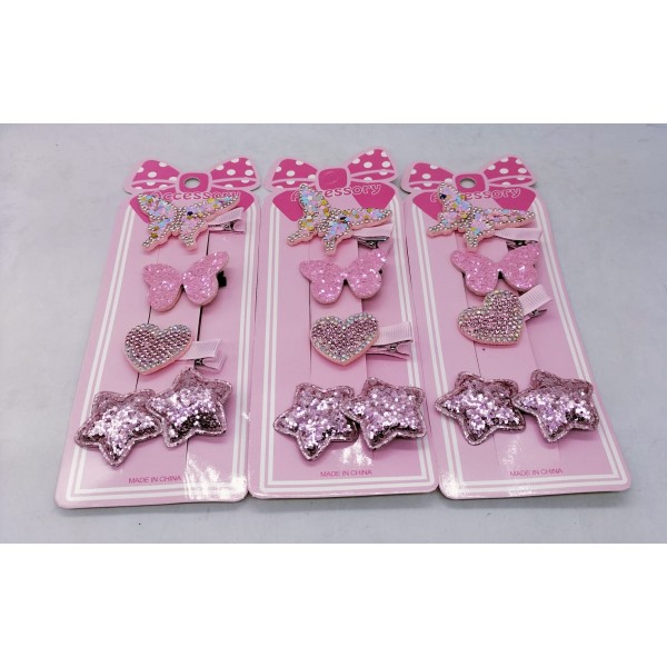 Fashion Alley Hair Pin For Kids Pack Of 12 Card