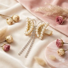 Fashion Alley Silver Stone Hair Pin For Kids Pack Of 12