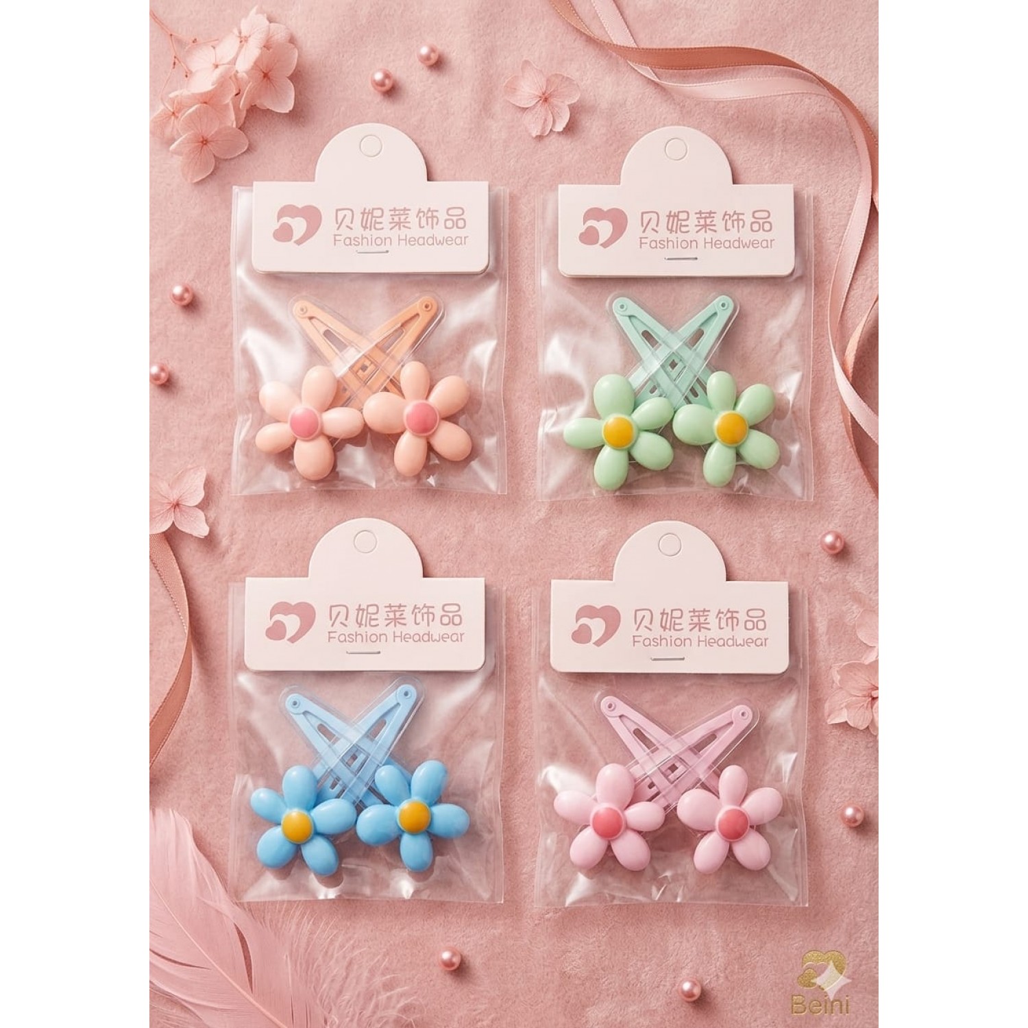 Fashion Alley Tic Tac Clip Card For Kids Pack Of 20 Pc