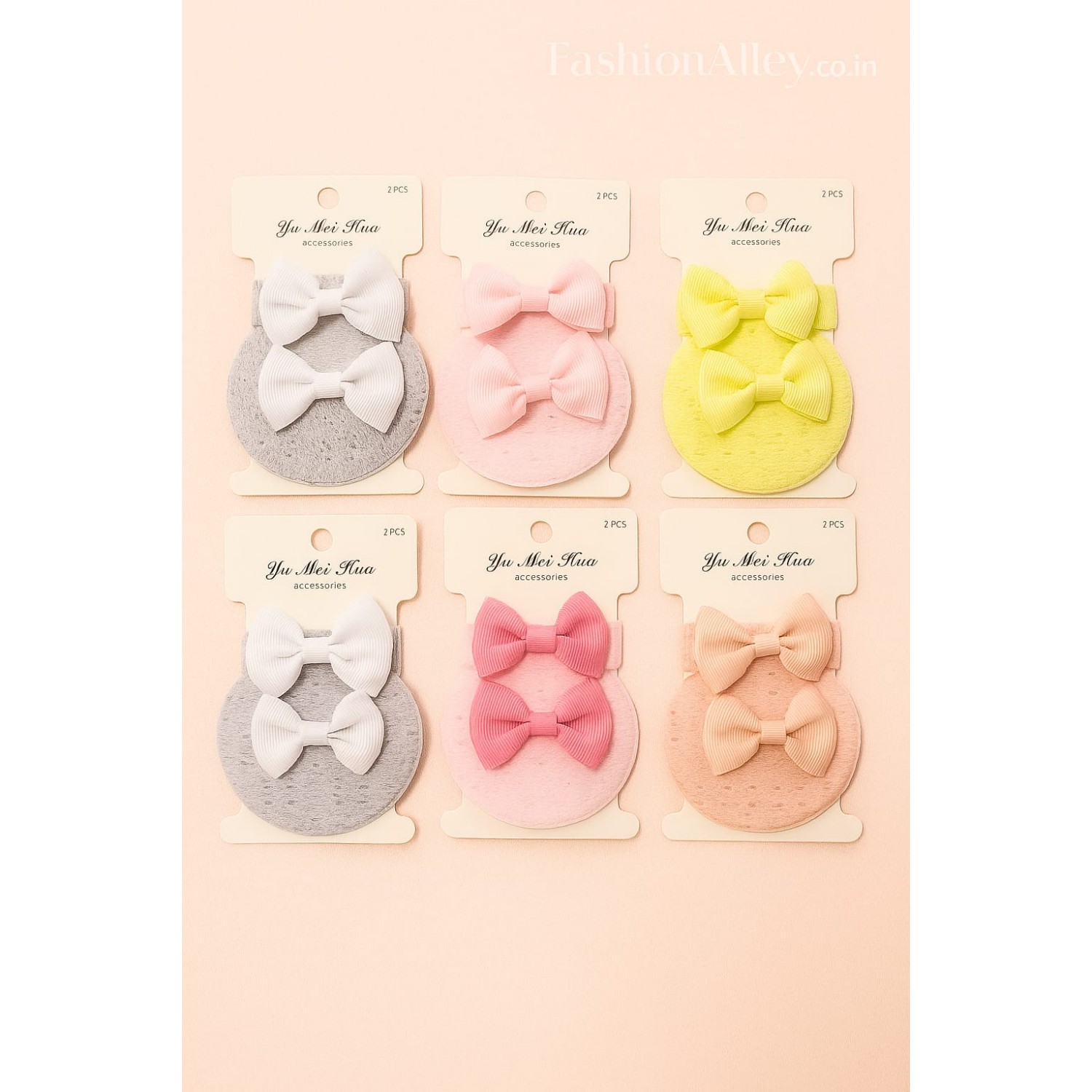 Fashion Alley Hair Pin For Kids Pack Of 12 Card 