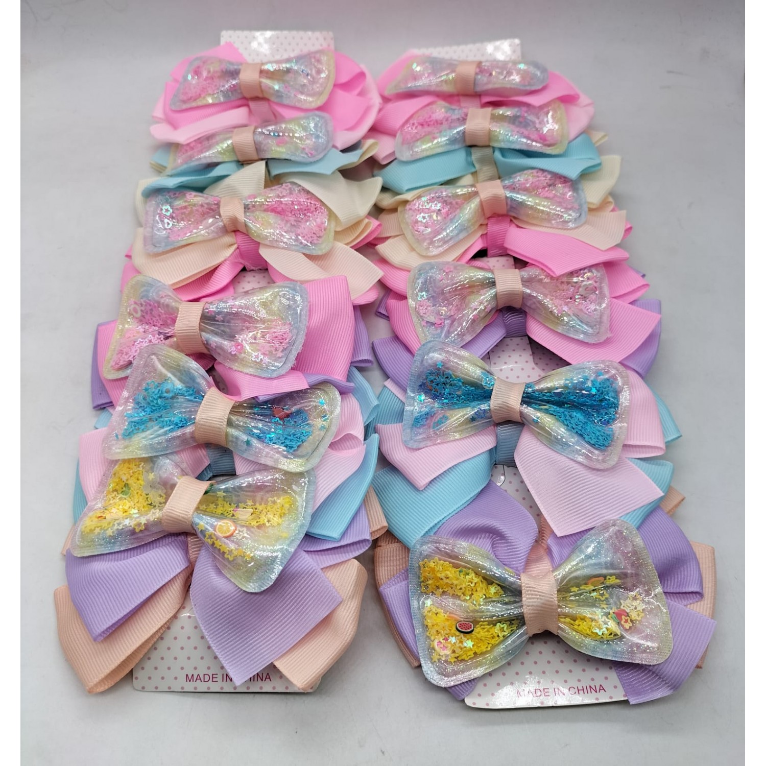 Fashion Alley Bow Hair Pin For Kids Pack Of 12 Pc Fashion Alley Bow Hair Pin For Kids Pack Of 12 Pc