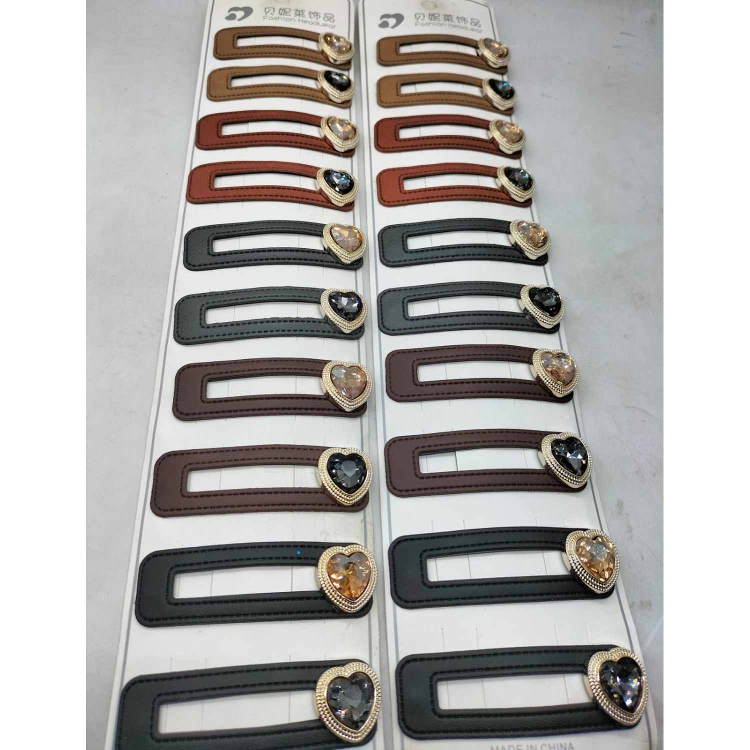 Fashion Alley Tic Tac Clip Card For Kids Pack Of 10 Pc