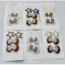 Fashion Alley Hair Pin For Kids Pack Of 12 Card