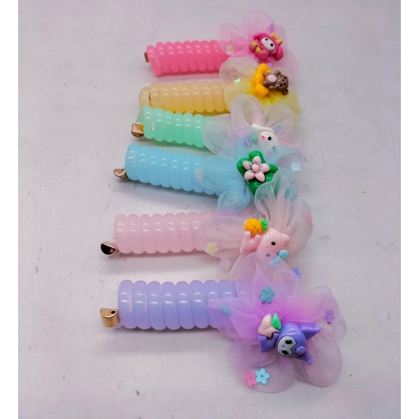 Fashion Alley Spring Hair Pin For Kids Pack Of 12