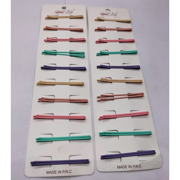 Fashion Alley Hair Pin For Kids Pack Of 12 Card