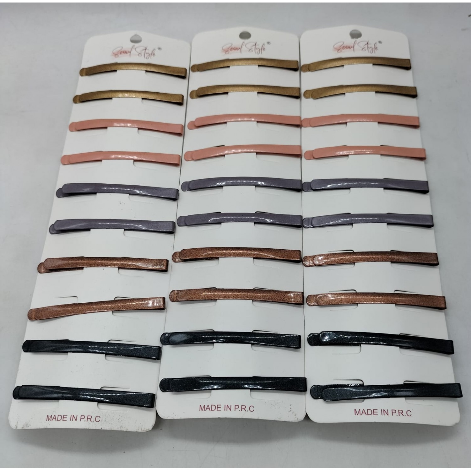 Fashion Alley Hair Pin For Kids [Pack Of 12 Cards]