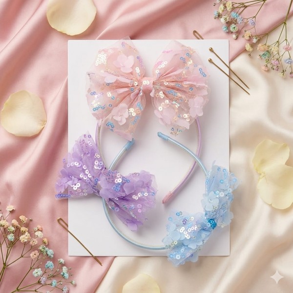 Fashion Alley Hair Band For Kids Pack Of 12 Pc