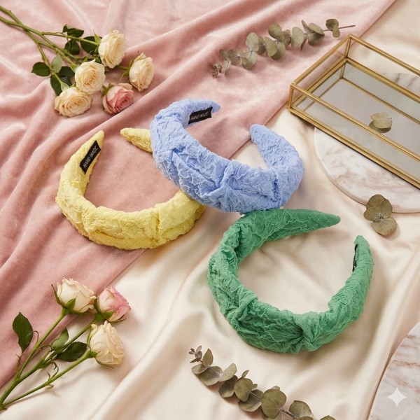 Fashion Alley Korean Hair Band For Women Pack Of 12 Pc