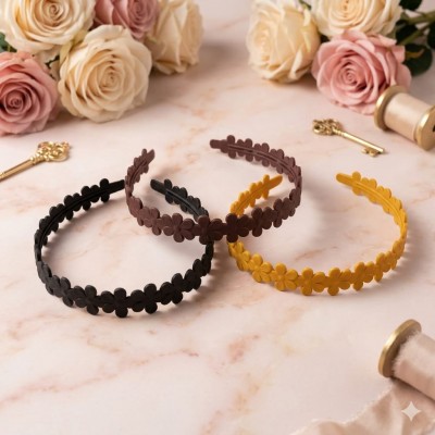 Fashion Alley Matt Hair Band For Kids Pack Of 12