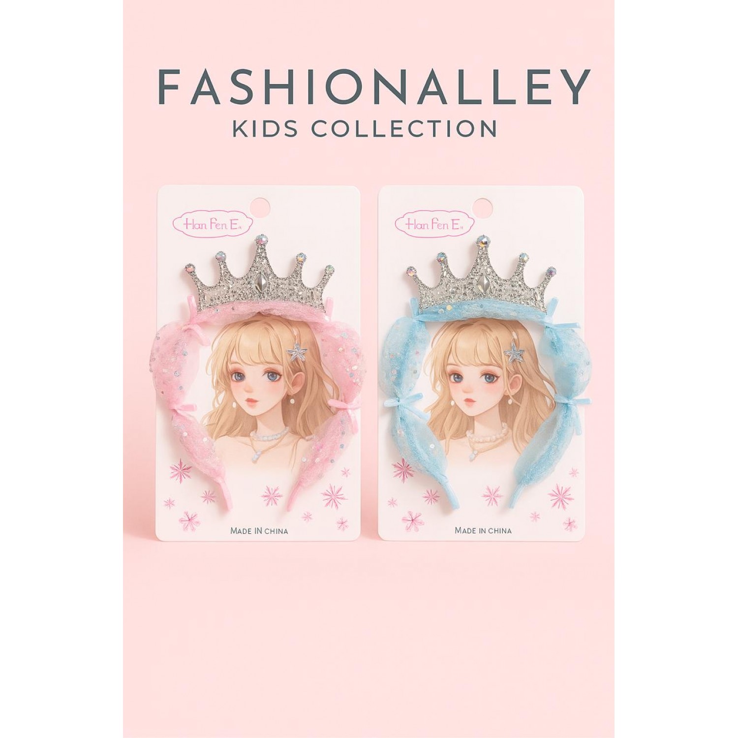 Fashion Alley Hair Band For Kids Pack Of 12 Pc