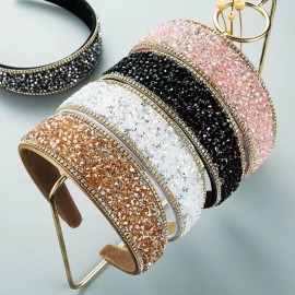 Fashion Alley Crystal Hair Band [Pack Of 12] [Per Pc 260]