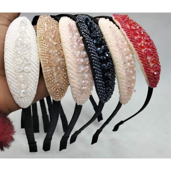 Fashion Alley Stone Hair Band [Pack Of 6]